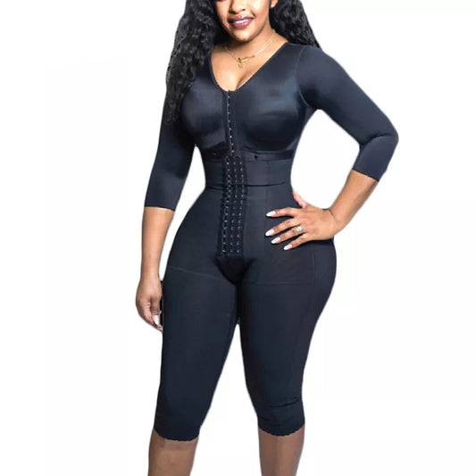 Fajas Colombianas Mujer Full Body Support Arm Compression Shrink Your Waist With Built In Bra BBl Post Op Surgery Supplies