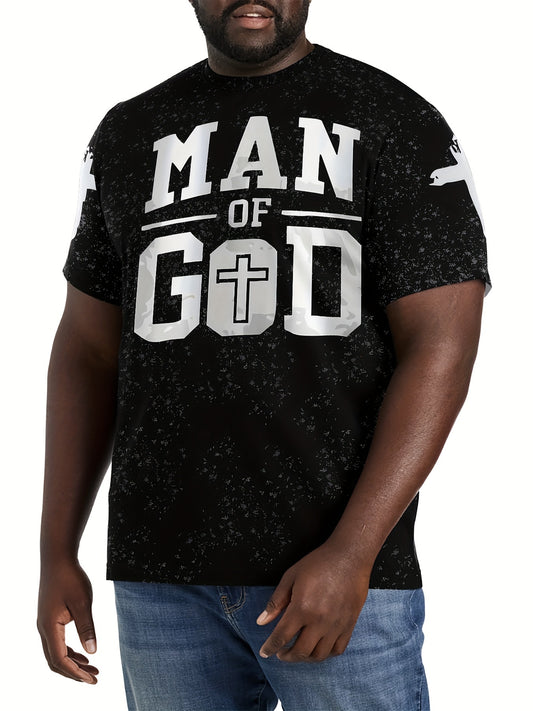 Casual "Man Of God" Short Sleeve T-Shirt