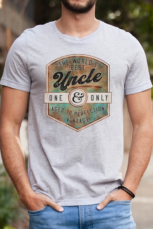 Worlds Best Uncle Graphic Tee