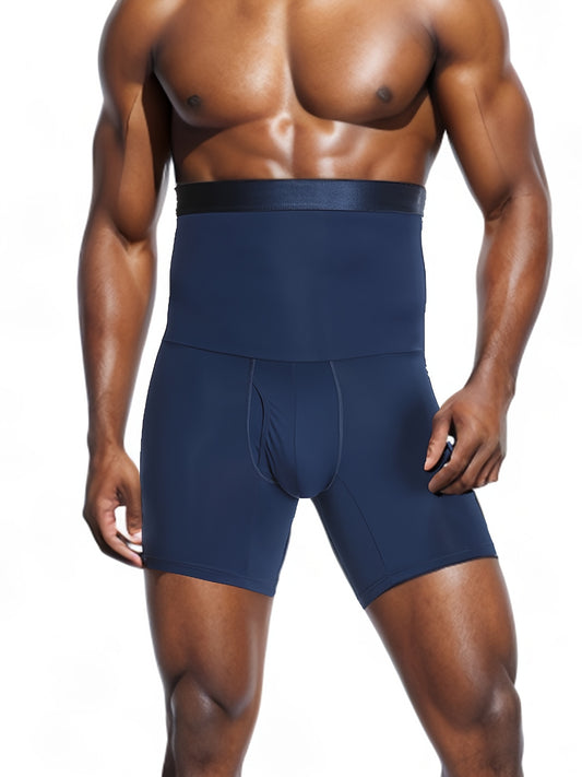 Men Tummy Control Shorts High Waist Slimming Underwear Body Shaper Seamless Belly Girdle Boxer Briefs