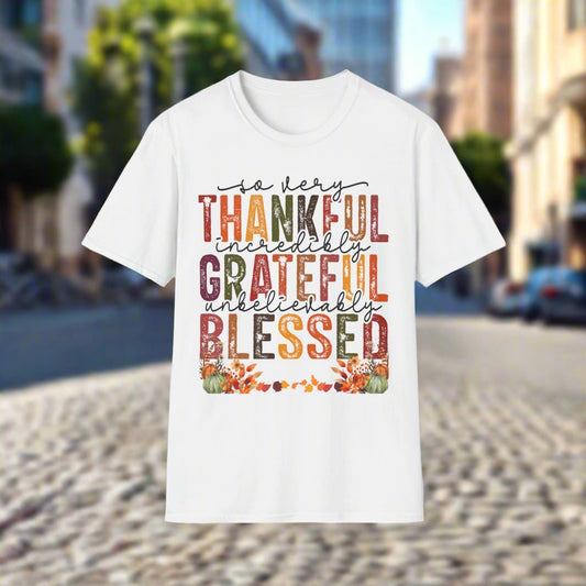 Thankful Grateful Blessed T-Shirt