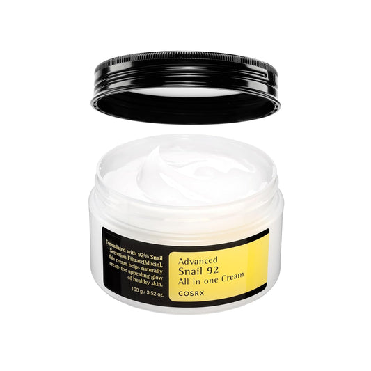 COSRX Snail Mucin 92% Face Moisturizer for Soft & Glowy Skin, 3.52 oz.