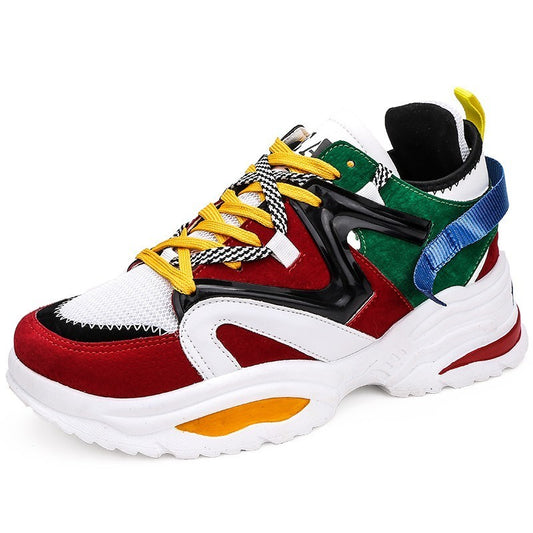 Zapatillas deportivas transpirables de moda y tendencia multicolor