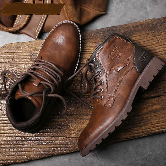 Retro Style Ankle High-Top Casual Shoes