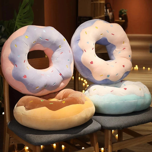 Giant 45/70cm Donut Plush Pillow/Chair