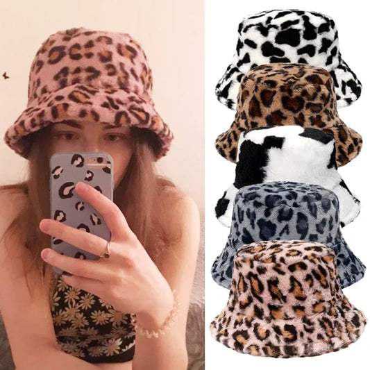 Casual Multi-Color/Pattern Fun Plush Hat