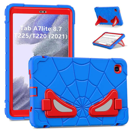 For Samsung Galaxy Spider Tablet Cover A7 Lite Case 8.7 inch SM-T220/T225 +PC case Tab A7 lite 8.7" SM-T225/T220