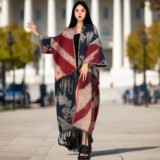 Luxury Long Thick Warm Cardigan/Kimono