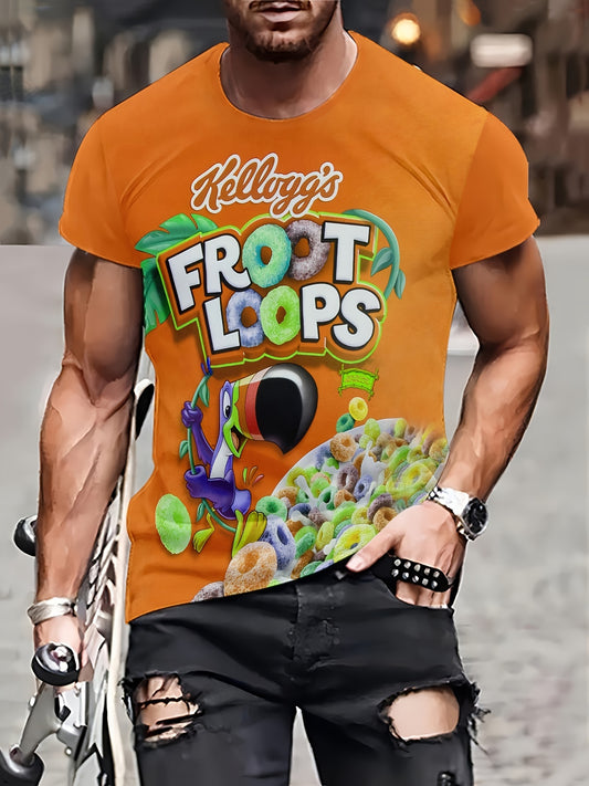 "Froot Loops" Crew Neck Short Sleeve T-shirt